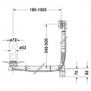 Слив-перелив для ванны Duravit 791203000001000