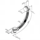 Слив-перелив для ванны Am.Pm Gem W90A-000-OflB