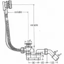 Слив-перелив для ванны VitrA Syphon 59970013000