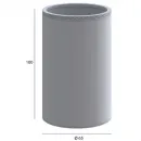 Стакан для зубных щеток Boheme Uno 10982-CB настольный, медь матовая