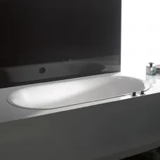 Ванна стальная Bette Lux Oval 3466-000 180x80 см, белый