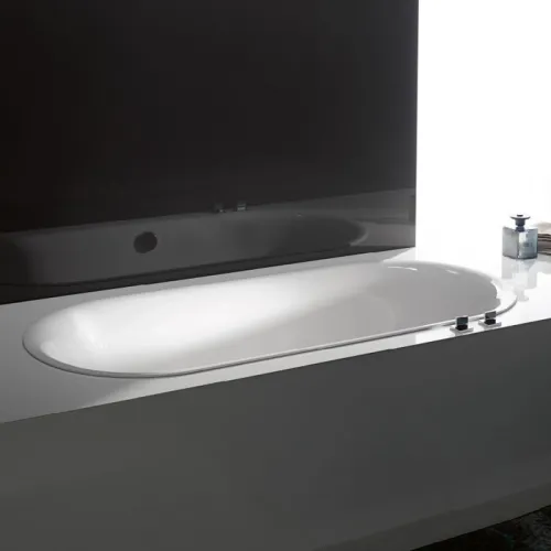Ванна стальная Bette Lux Oval 3466-000 180x80 см, белый