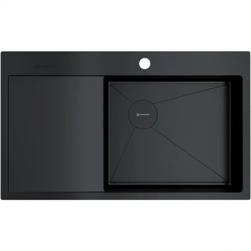 Кухонная мойка Omoikiri Akisame 86 GB-R Side графит 4997044