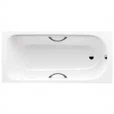 Ванна стальная Kaldewei Saniform Plus Star 345 134500010001 160x75 см, с отверстиями под ручки, альпийский белый
