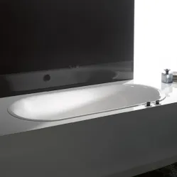Ванна стальная Bette Lux Oval 3467-000 PLUS 190x90 см, с водоотталкивающим покрытием, белый