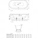 Ванна стальная Bette Lux Oval 3467-035 PLUS AR 190x90 см, с антискользящим и водоотталкивающим покрытием, черный матовый