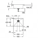 Кухонная мойка Grohe K700 нержавеющая сталь 31726SD0