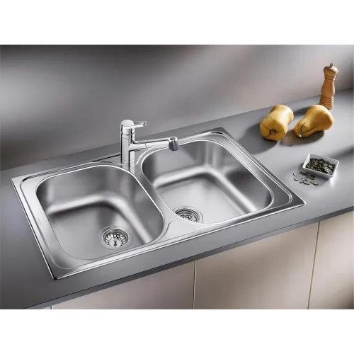 Кухонная мойка Blanco Tipo 8 Compact Матовая сталь 513459