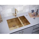 Кухонная мойка Paulmark Annex золотой матовый PM545944-BGL