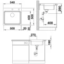 Кухонная мойка Blanco Etagon 500-IF/A InFino зеркальная полированная сталь 521748