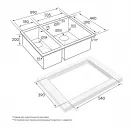 Кухонная мойка Paulmark Annex нержавеющая сталь PM545944-BSL