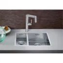 Кухонная мойка Blanco Zerox 340/180-IF InFino зеркальная полированная сталь 521612
