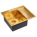 Кухонная мойка Paulmark Flank золотой матовый PM225951-BGL