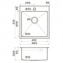 Кухонная мойка Omoikiri Akisame 46-GB графит 4997012
