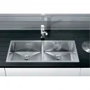 Кухонная мойка Blanco Zerox 400/400-IF InFino зеркальная полированная сталь 521619