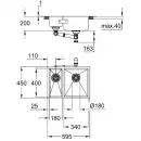 Кухонная мойка Grohe K700 нержавеющая сталь 31576SD1