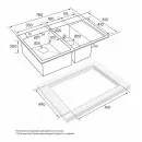 Кухонная мойка Paulmark Liga золотой матовый PM227851-BGL