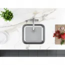 Кухонная мойка Paulmark Vello VE48-BS 48x43 см, нержавеющая сталь