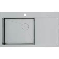 Кухонная мойка Omoikiri Akisame 86-IN-L Side нержавеющая сталь 4997031