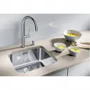 Кухонная мойка Blanco Supra 400-U полированная сталь 518202