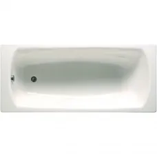 Ванна стальная Roca Swing 2201E0000 170x75 см, с отверстиями под ручки, антискользящим покрытием, белый
