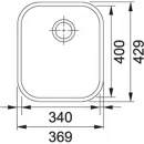 Кухонная мойка Franke Armonia AMX 110-34 полированная сталь 122.0021.444