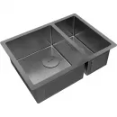 Кухонная мойка Paulmark Next PM225844-GM 58x44 см, вороненая сталь