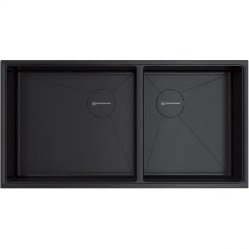 Кухонная мойка Omoikiri Taki 85-2-LB-U/IF-GB Side графит 4997039