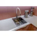 Кухонная мойка нержавеющая сталь Omoikiri Akisame 41-IN 4973056