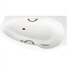 Ванна стальная Kaldewei Studio Star 829-1 222900013001 170x90 см L, угловая, с отверстиями под ручки, водоотталкивающим покрытием, альпийский белый