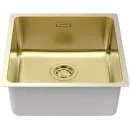 Кухонная мойка Paulmark Yuni YU44-LG 44x44 см, светлое золото