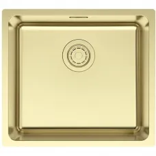 Кухонная мойка Paulmark Yuni YU49-LG 49x44 см, светлое золото