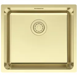 Кухонная мойка Paulmark Yuni YU49-LG 49x44 см, светлое золото