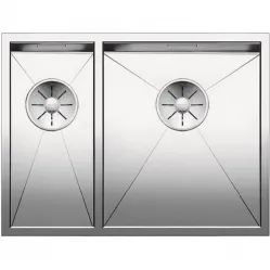 Кухонная мойка Blanco Zerox 340/180-U InFino зеркальная полированная сталь 521614