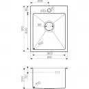 Кухонная мойка светлое золото Omoikiri Akisame 41-LG 4973080