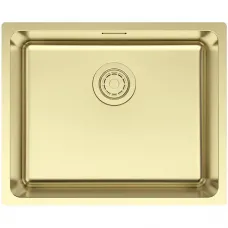 Кухонная мойка Paulmark Yuni YU54-LG 54x44 см, светлое золото