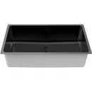 Кухонная мойка Paulmark Yuni YU76-MBN 76x44 см, черный матовый