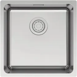 Кухонная мойка Paulmark Yuni YU44-BS 44x44 см, нержавеющая сталь