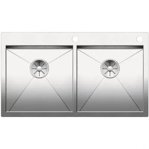 Кухонная мойка Blanco Zerox 400/400-IF/A InFino зеркальная полированная сталь 521648