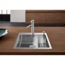 Кухонная мойка Blanco Claron 500-IF/A InFino нержавеющая сталь 521633