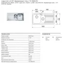 Кухонная мойка Franke Logica Line LLX 651 полированная сталь 101.0085.812