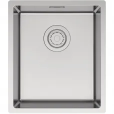 Кухонная мойка Paulmark Lassan LA38-BS 38x44 см, нержавеющая сталь