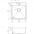 Кухонная мойка светлое золото Omoikiri Akisame 46-LG 4973081