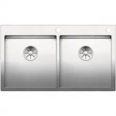 Кухонная мойка Blanco Claron 400/400-IF/A InFino нержавеющая сталь 521654
