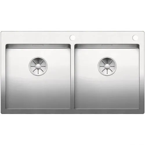 Кухонная мойка Blanco Claron 400/400-IF/A InFino нержавеющая сталь 521654