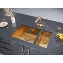 Кухонная мойка Paulmark Klein золотой матовый PM202344-BG