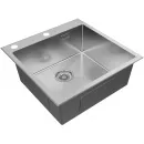 Кухонная мойка Paulmark Kroner-Edge PM775151-BS 51x51 см, нержавеющая сталь