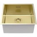 Кухонная мойка Paulmark Lassan LA44-LG 44x44 см, светлое золото