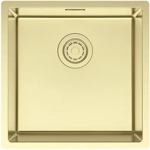 Кухонная мойка Paulmark Lassan LA44-LG 44x44 см, светлое золото