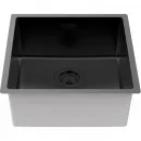 Кухонная мойка Paulmark Lassan LA44-MBN 44x44 см, черный матовый